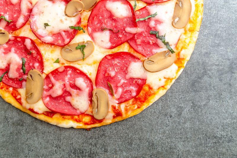Pepperoni pizza classic at Punch pizza