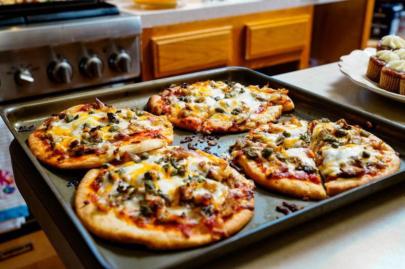 Four Cheese pizza at Punch pizza