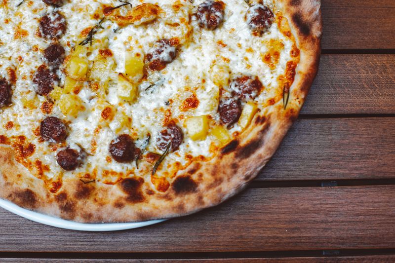 Sausage and Fennel classic pizza at Punch pizza
