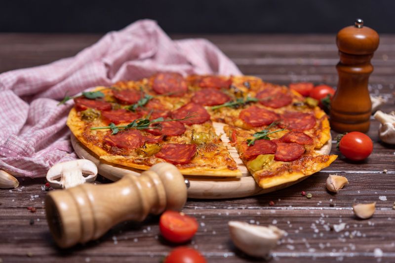 Smoky BBQ Chicken punch pizza